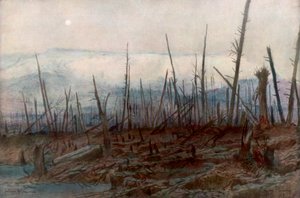 O penhasco de Craonne, c1917, 1926. de Francois Flameng