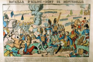 Batalha de Essling - Morte de Montebello, 21 de maio de 1809, c1835