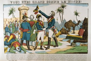 Napoleão e General Kleber na expedição ao Egito, 1798, c1835