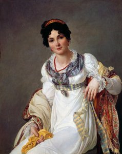 Retrato de uma mulher de Francois Henri Mulard