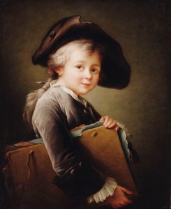 Um jovem rapaz segurando uma carteira, 1760