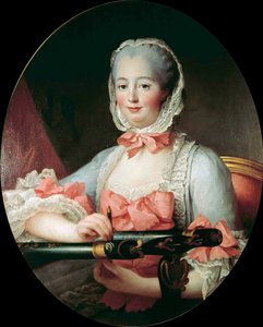 Retrato da Marquesa de Pompadour 1721-1764, c. 1763. de Francois Hubert Drouais