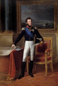 Retrato no pé de Louis Antoine d