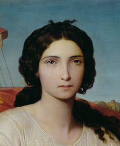 Esther como uma odalisca, detalhe, 1844