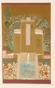 A Canção de Salomão, laca de Jean Dunand (1877-1942)