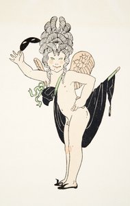 Querubim de Personages de Comedie, pub. 1922 (pochoir print) de Francois Louis Schmied