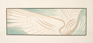 Ilustração gráfica do PROMETHEUS acorrentado por Aeschylus, bar. 1941 (estêncil) de Francois Louis Schmied