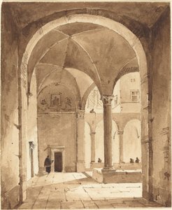 Um Claustro de Francois Marius Granet