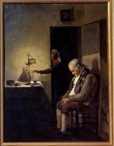 Pintura Sono de François Marius Granet (1775-1849) Século XIX Aix en Provence, Musee Granet