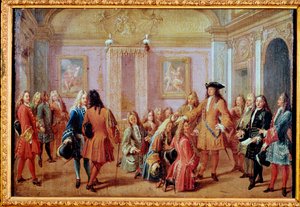 Criação da Ordem de São Luís pelo rei Luís XIV, 5 de Maio de 1693 (Pintura de Francois Marot