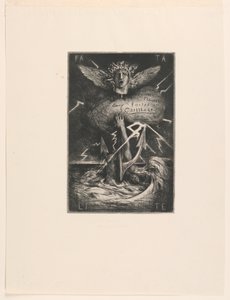Página de título para "Doze gravuras" de Francois Nicolas Chifflart