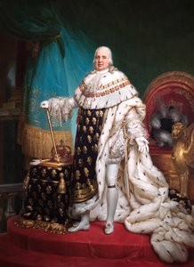 Luís XVIII (óleo sobre tela) de Baron François Pascal Simon Gérard