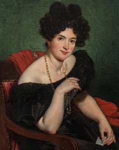 Retrato de uma Senhora, c.1830 (óleo sobre tela)