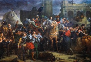 A chegada de Heny IV a Paris