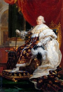 Retrato de Luís XVIII 1755-1824 de Francois Pascal Simon Gerard