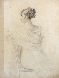 Retrato de Madame Récamier 1777-1849. de Francois Pascal Simon Gerard