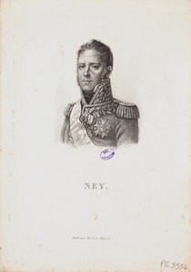 Retrato do marechal Michel Ney, 1814 de Francois Pascal Simon Gerard