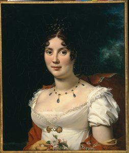 Retrato de uma senhora de Francois Pascal Simon Gerard