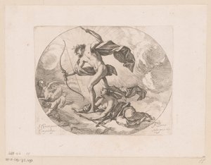 Apollo e Diana caçando harpias