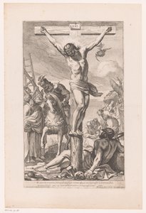 Cristo na cruz
Et accercito Centurione interrogauit eum (...) (título sobre o objecto) de Francois Perrier