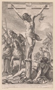 Cristo na cruz
Et accercito Centurione interrogauit eum (...) (título sobre o objecto) de Francois Perrier