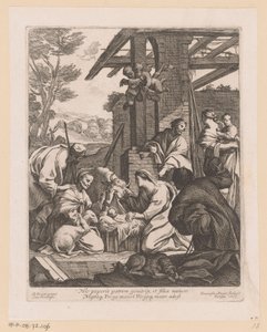 Nascimento de Cristo
Hic peperit patrem genitrix (...) (título sobre o objecto) de Francois Perrier