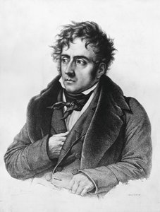 Retrato de François-Rene, vicomte de Chateaubriand (1768-1848), escritor, político, diplomata e historiador francês.