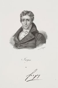 Retrato de Emmanuel Joseph Sieyès de Francois Seraphin Delpech
