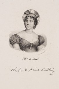 Retrato de Madame de Staël de Francois Seraphin Delpech