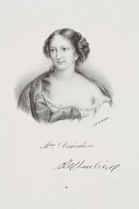 Retrato da escritora Antoinette Des Houlières de Francois Seraphin Delpech