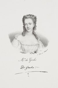 Retrato da escritora Félicité de Genlis de Francois Seraphin Delpech