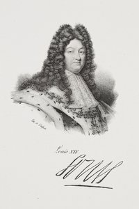 Retrato do rei Luís XIV de Francois Seraphin Delpech