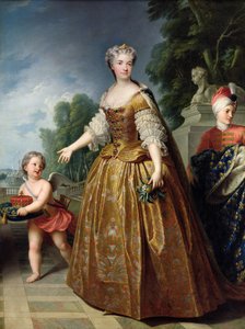 Retrato de Marie Leczinska (1703-68) depois de 1725