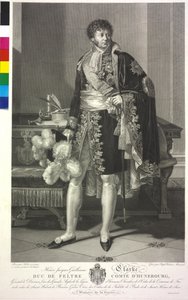 Duque de Feltre Clarke (gravura) de Francois Xavier Fabre