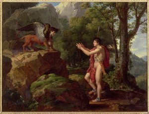 Édipo e a Esfinge, c.1806-08