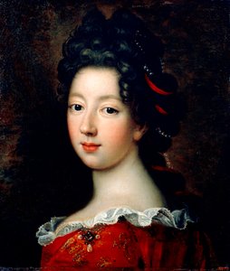Louise Françoise de Bourbon, Mademoiselle de Nantes (1673-1743) - Troy, François, de (1645-1730) - ca 1690 - Óleo sobre tela - 47,5x40,5 - Museu Nacional d