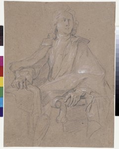 Retrato de Jules Hardouin Mansart (1645-1708) (óleo sobre tela)