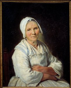 La vieille Painting by Françoise Duparc (1705-1778) 18 Century Sun. 0,72x0,58 m Marselha, Musee des Beaux Arts