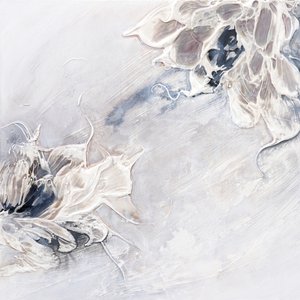 Flores Brancas Abstratas de Françoise Wattré