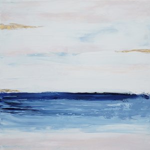 Horizonte Azul e Dourado de Françoise Wattré