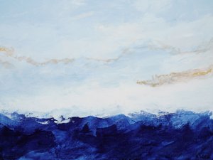 Horizonte Azul Dourado de Françoise Wattré