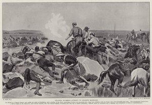 A tentativa do Coronel Plumer de aliviar Mafeking (litho)