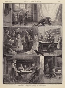 Passatempos de Natal para crianças na Suíça (litho)