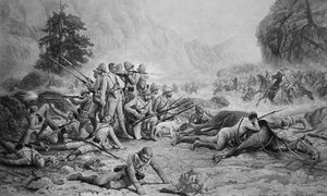Os Últimos Onze em Maiwand (litho)