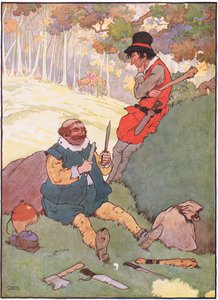 No entanto, um deles, mais duro de coração, jurou fazer o seu cargo, de 1930 de Frank Adams