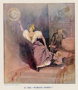 Esta é a "Esfera da Mulher" (litografia a cores)