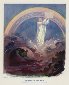 A esperança da corrida (litografia a cores) de Frank Beard