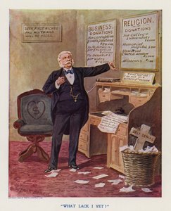 "What Lack I Yet" (litografia a cores) de Frank Beard