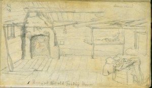 Quarto na antiga casa de comércio, 1851