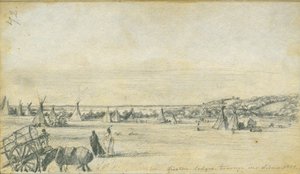 Alojamento Insider, Traverse des Sioux, 1851 de Frank Blackwell Mayer